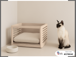 Neutral Beige/White (Space Element) •	Benefits: Maintains cleanliness and openness. •	Best Use: Small pet rooms or cages. 